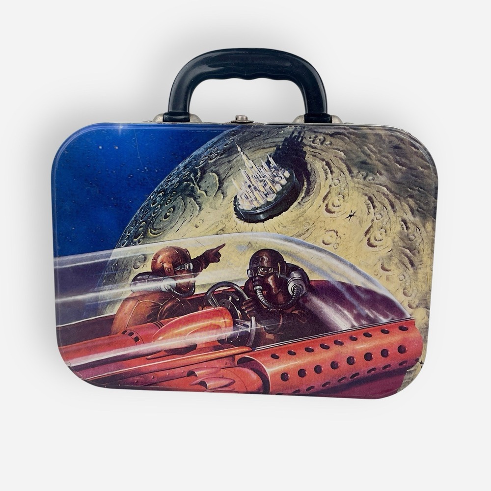 Vintage 1999 Accoutrements for Outer Space Tin‎ Metal Lunch Box